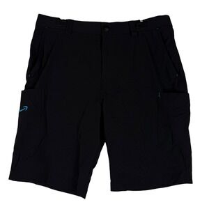 Amazon Shorts Mens 35 Black Cargo Nylon Stretch 9 Inseam Lightweight Workwear